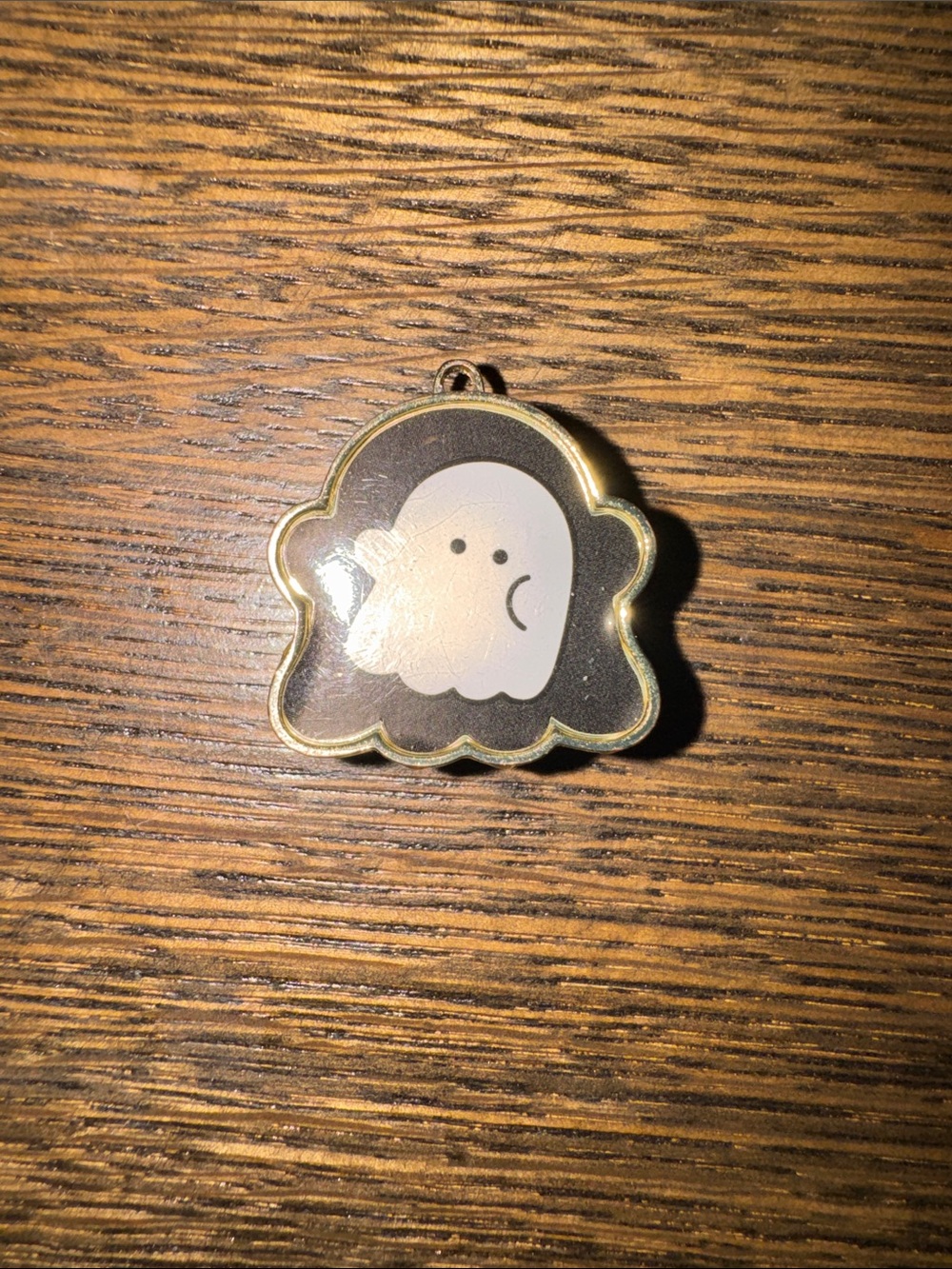 Sanrio Black and White Ghost Charm Pendant